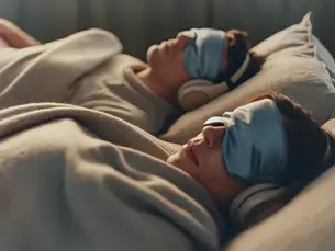 a couple lying down during an IM Ketamine session in CT to help treat their treatment ressistant depression