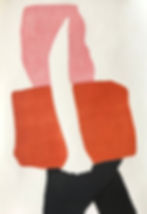 Illustration of stylish woman holding bag