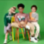 Colorful photo of stylish kids