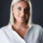 Professional woman with dramatic lighting