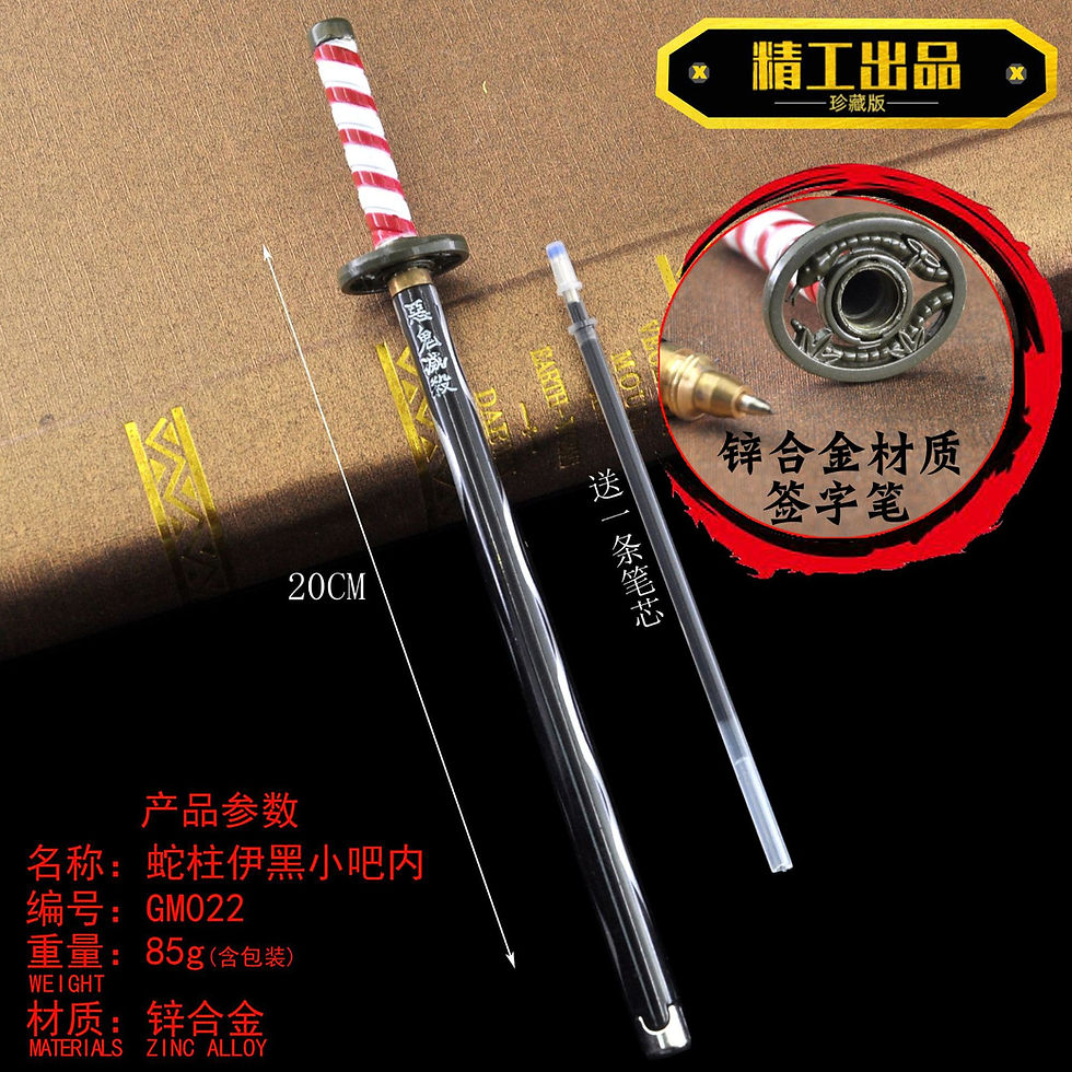 Thumbnail: 20CM Anime Demon Slayer Sword Model Gel Pen Kimetsu No Yaiba Tanjiro