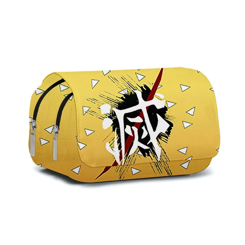 Thumbnail: Demon Slayer 3D Anime Pen Bag Student Storage Bag Tanjirou Nezuko Zenitsu Giyuu
