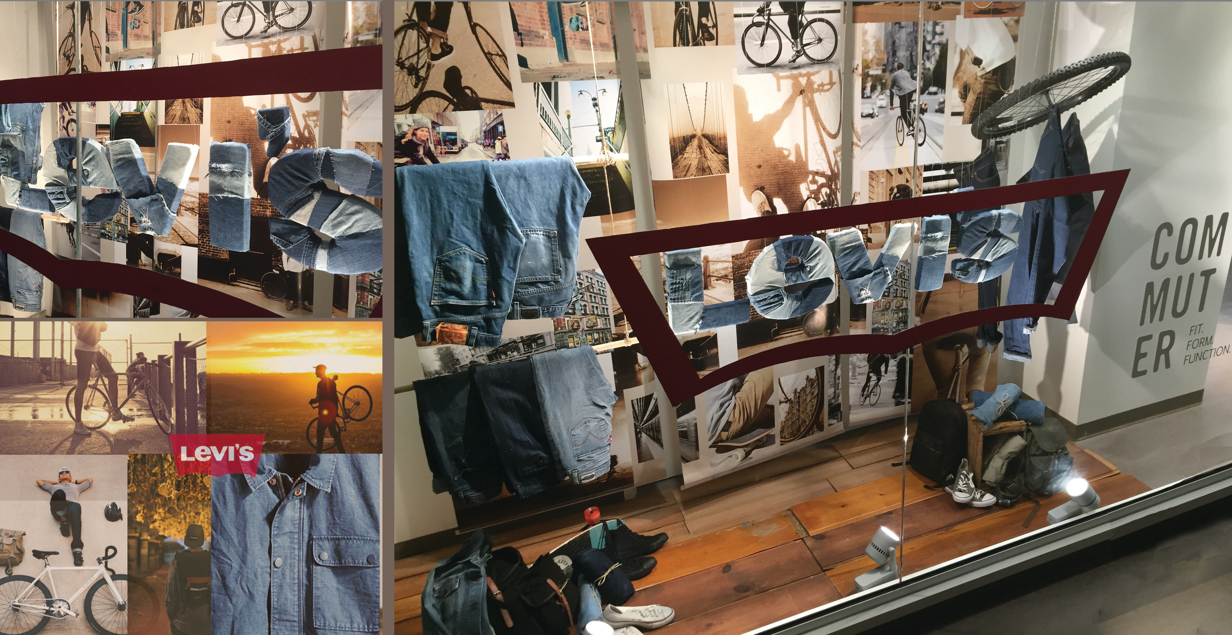 Levi Window Display