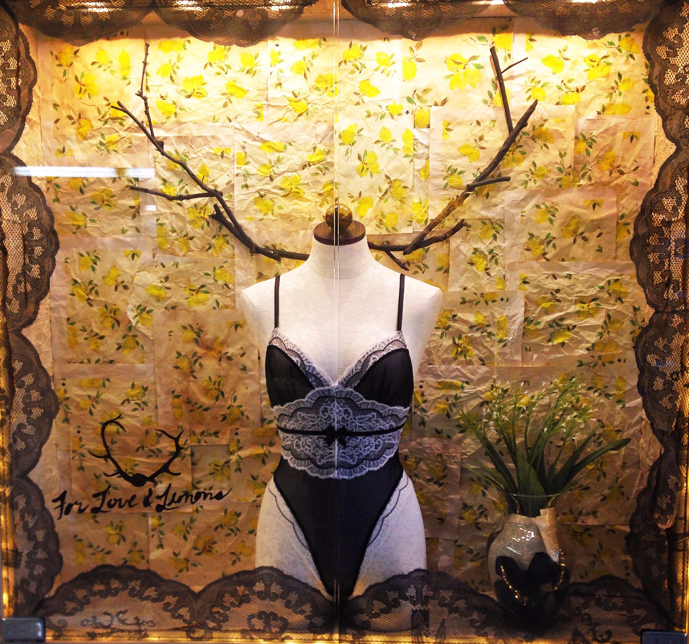 For the Love of Lemons Shadow Box
