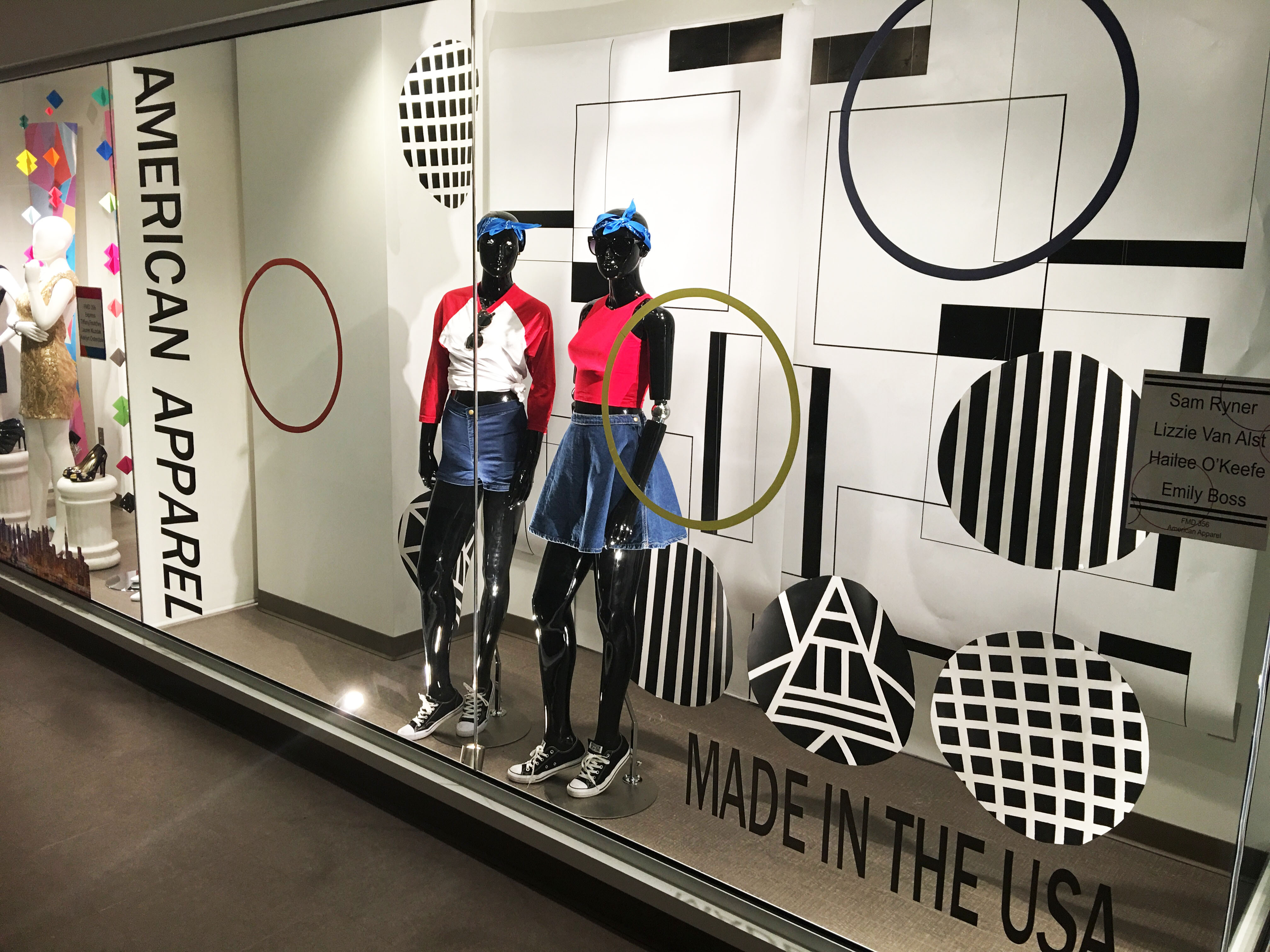 American Apparel Window
