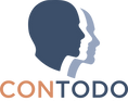 Logotipo de CONTODO, integración de consciencia humana: mente, cuerpo y alma.