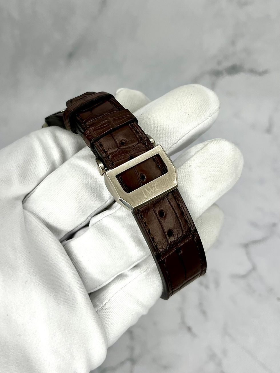Thumbnail: IWC BIG PILOT 7 DAYS 18KT WEIẞGOLD AUTOMATIK 46MM 