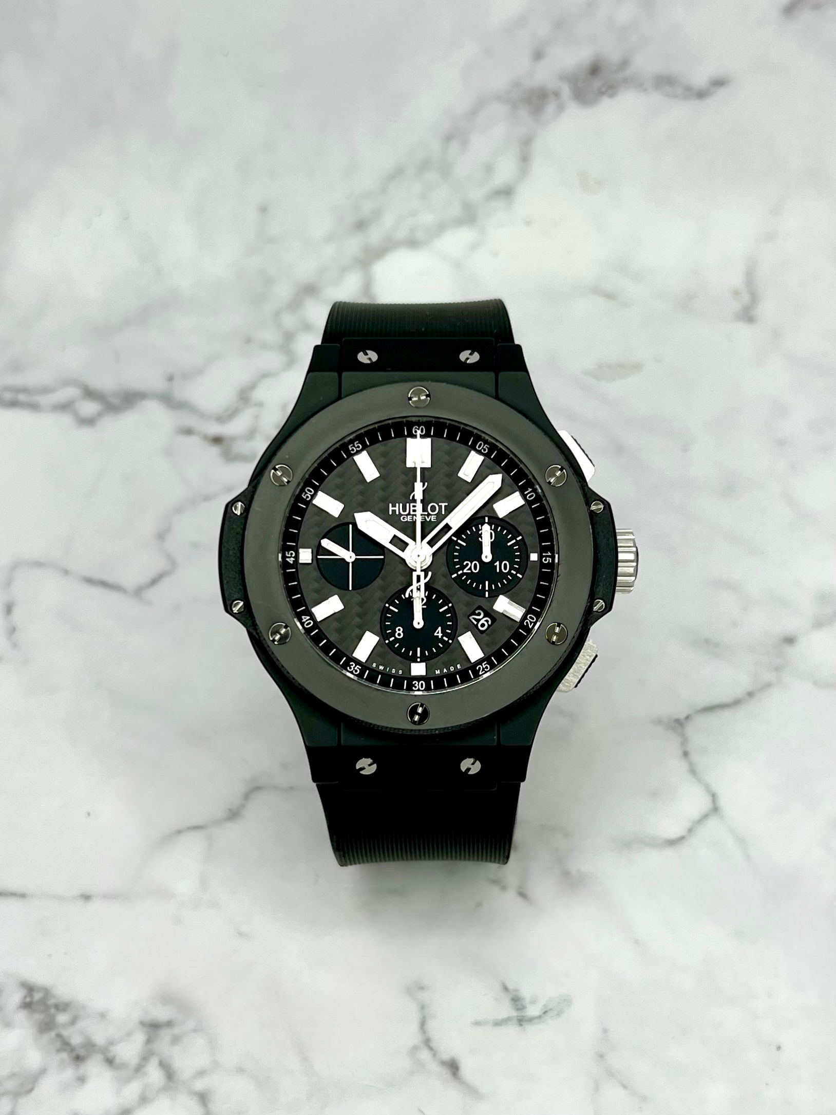 HUBLOT BIG BANG CHRONO 44MM BLACK MAGIC FULLSET