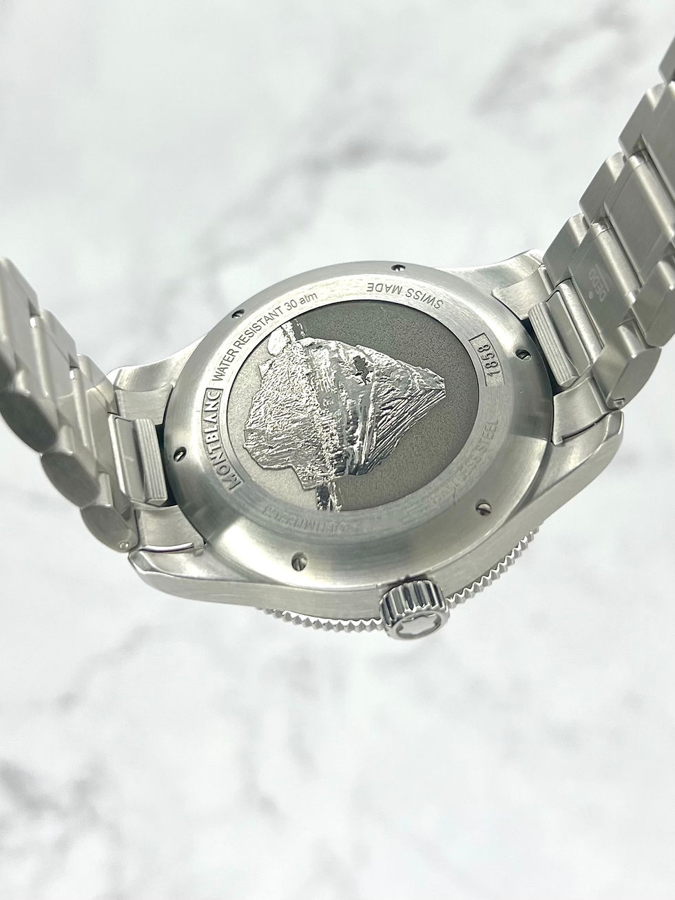Thumbnail: MONTBLANC 1858 ICED SEA AUTOMATIC DATE SCHWARZ FULLSET 