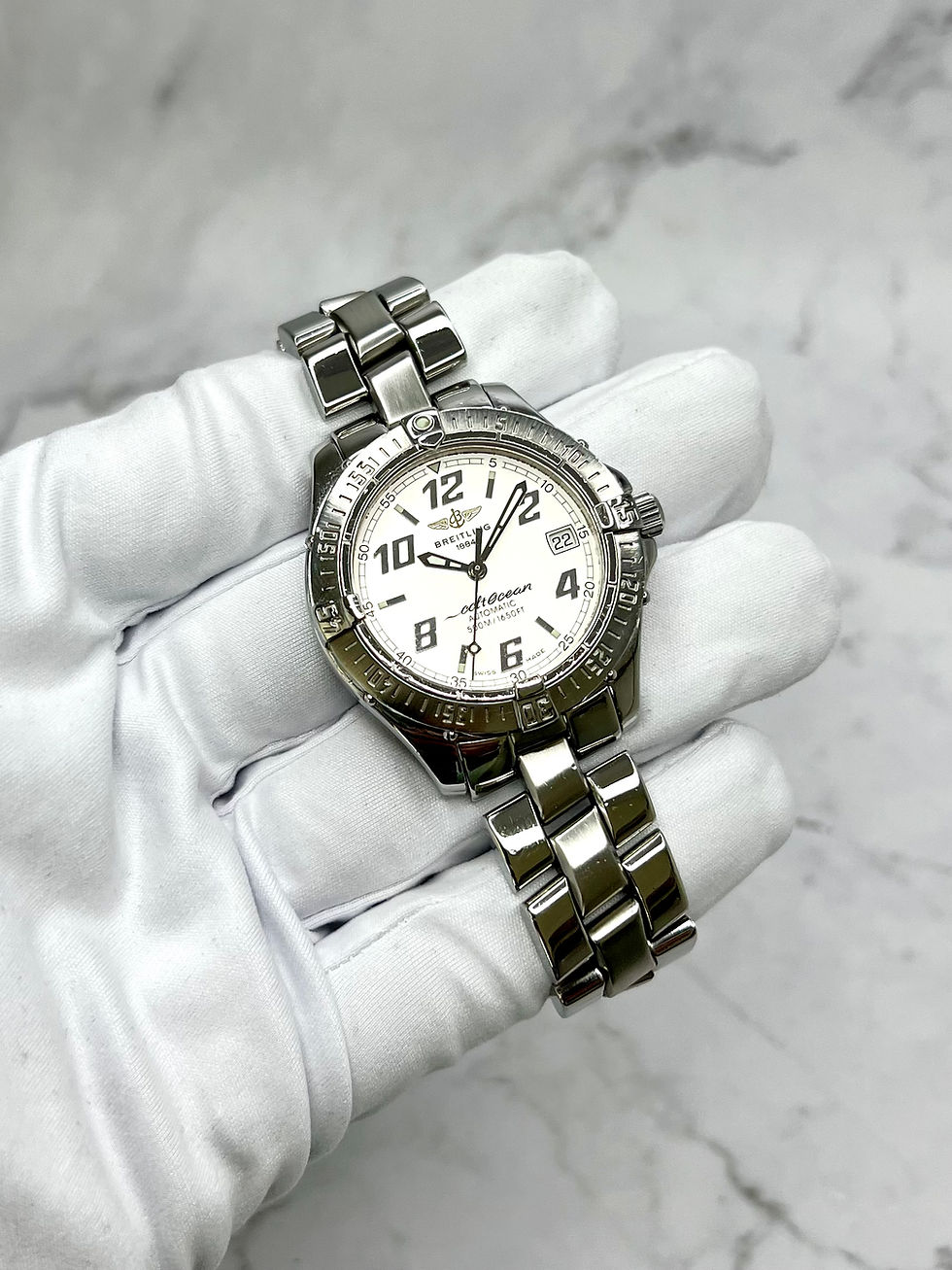 Miniaturbild: BREITLING COLT OCEAN AUTOMATIK SERVICE 2026 FULLSET 38MM