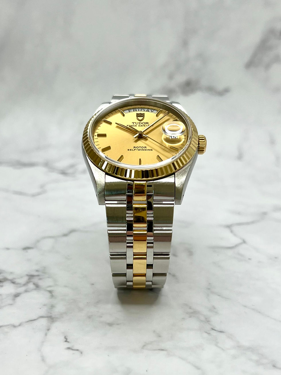 Miniaturbild: TUDOR PRINCE DATE DAY CHAMPAGNER BICOLOR 36MM 