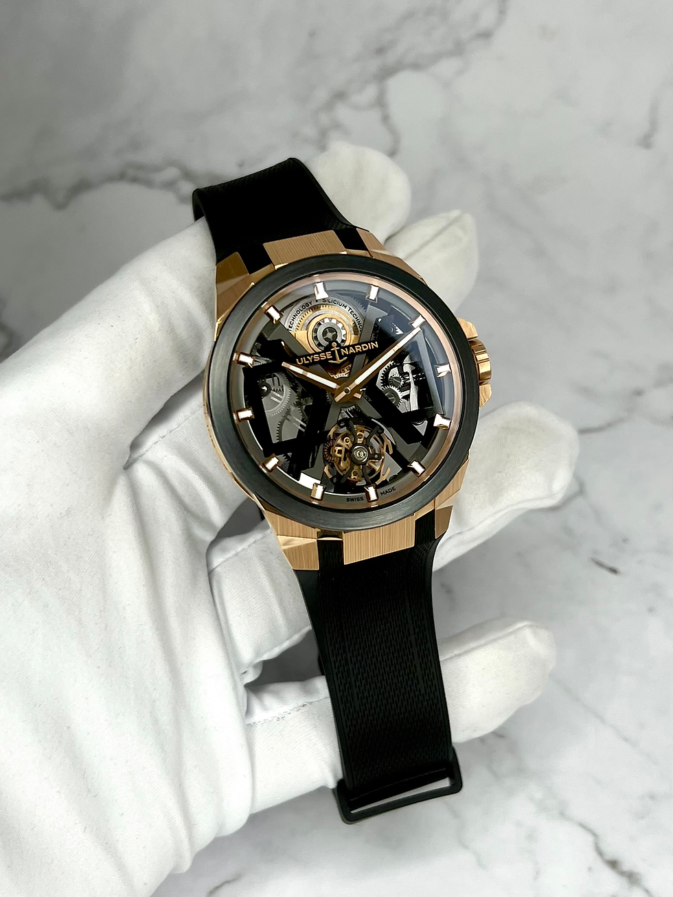 Miniaturbild: ULYSSE NARDIN BLAST FLYING TOURBILLON ROSÉGOLD FULL-SET