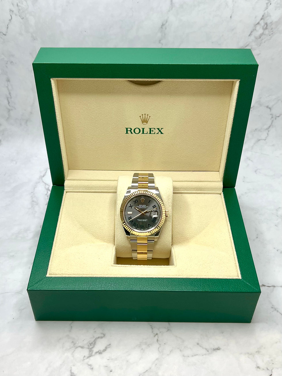 Thumbnail: ROLEX DATEJUST 41MM WIMBLEDON BICOLOR 2018