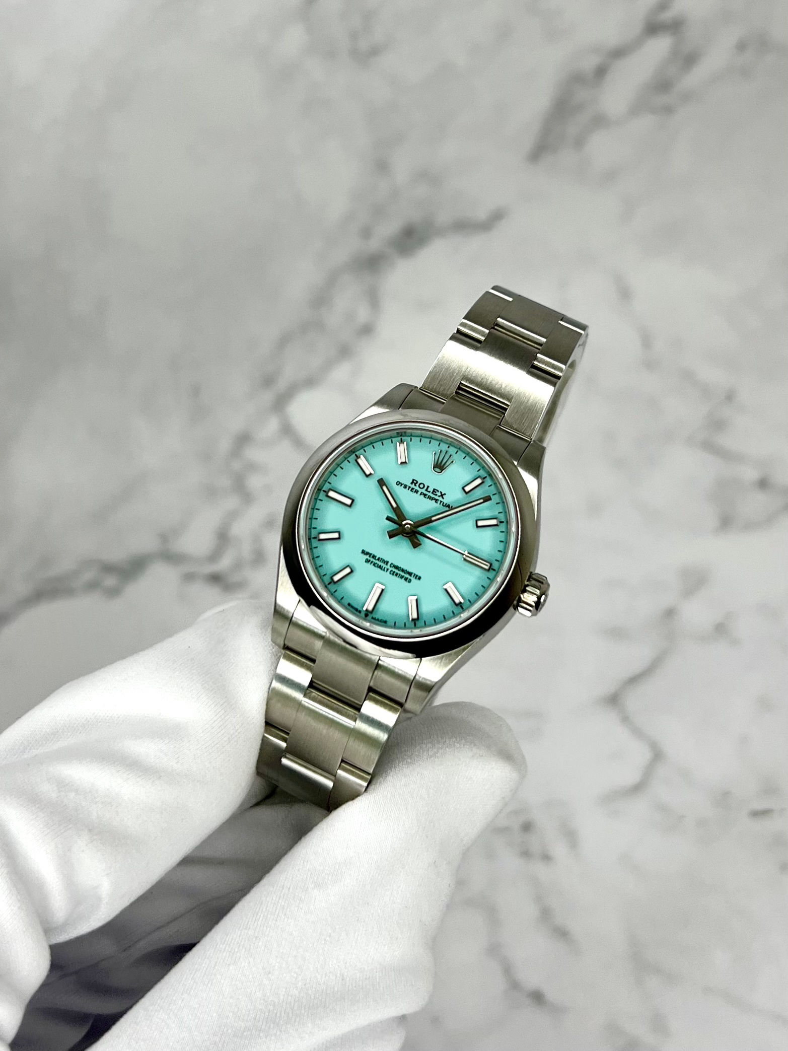 ROLEX OYSTER PERPETUAL 31MM TIFFANY 2026 FULLSET