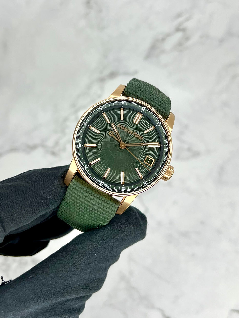 Thumbnail: AUDEMARS PIGUET CODE 11.59 ROSÉGOLD GRÜN NEUWERTIG 