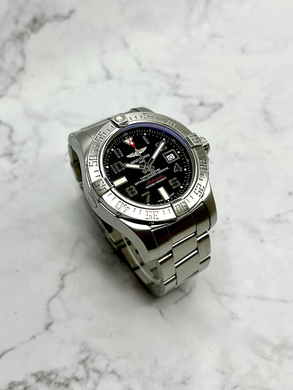 Miniaturbild: BREITLING AVENGER II SEAWOLF SCHWARZ 2 BÄNDER 45MM 