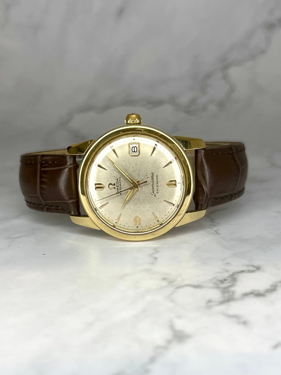 Thumbnail: OMEGA SEAMASTER VINTAGE 18KT GOLD REVISION 05/2025 AUTOMATIK 