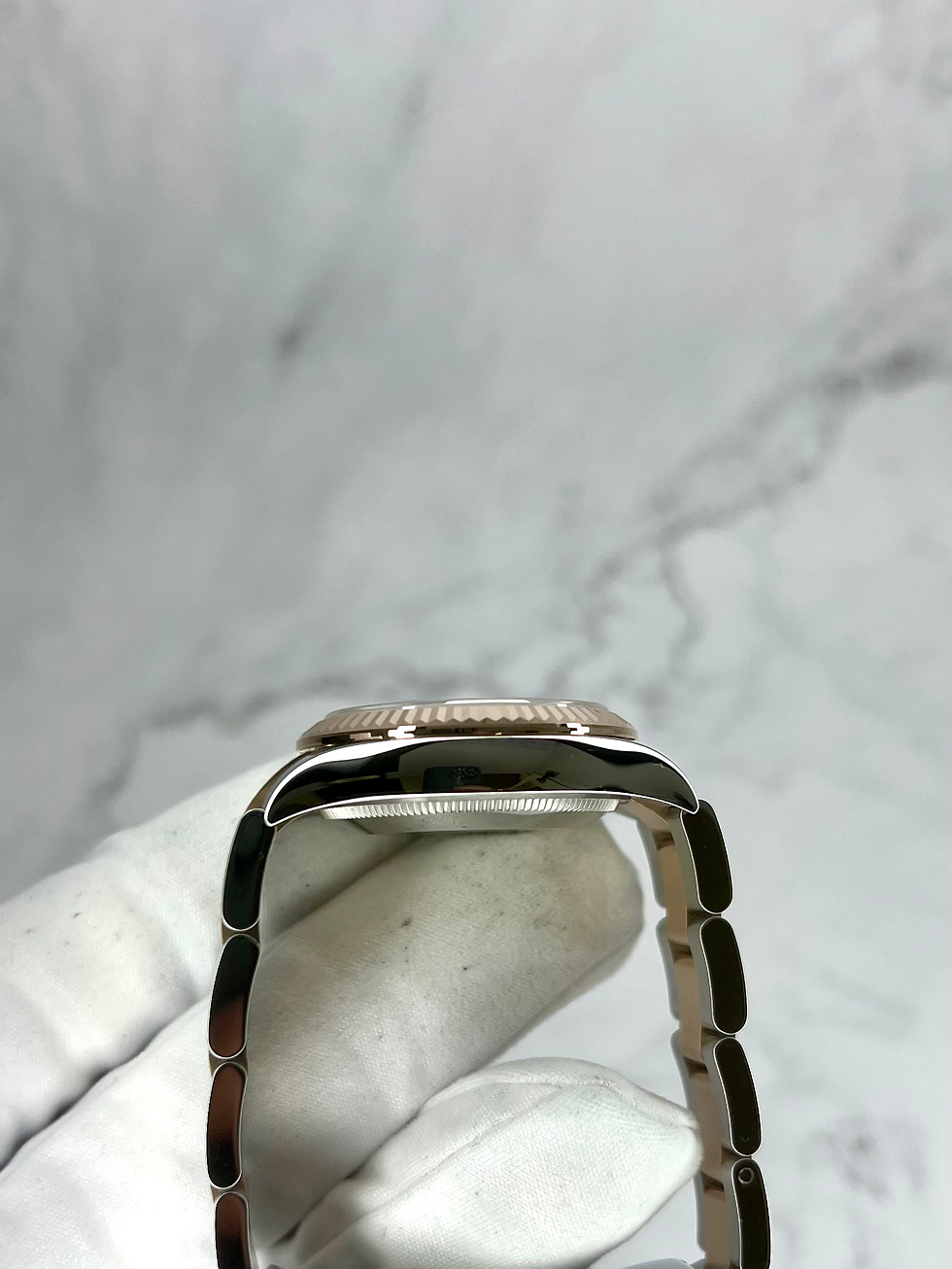 Thumbnail: ROLEX DATEJUST 31MM STAHL/ ROSÉ FLOWERS DIAL