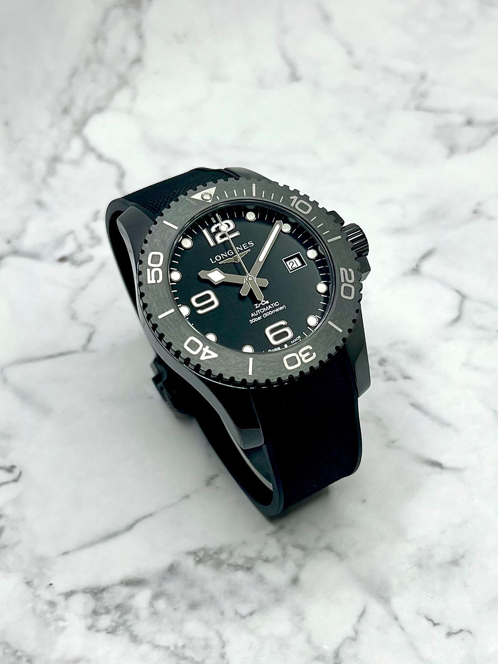 Miniaturbild: LONGINES HYDROCONQUEST KERAMIK 43MM AUTOMATIK FULLSET 