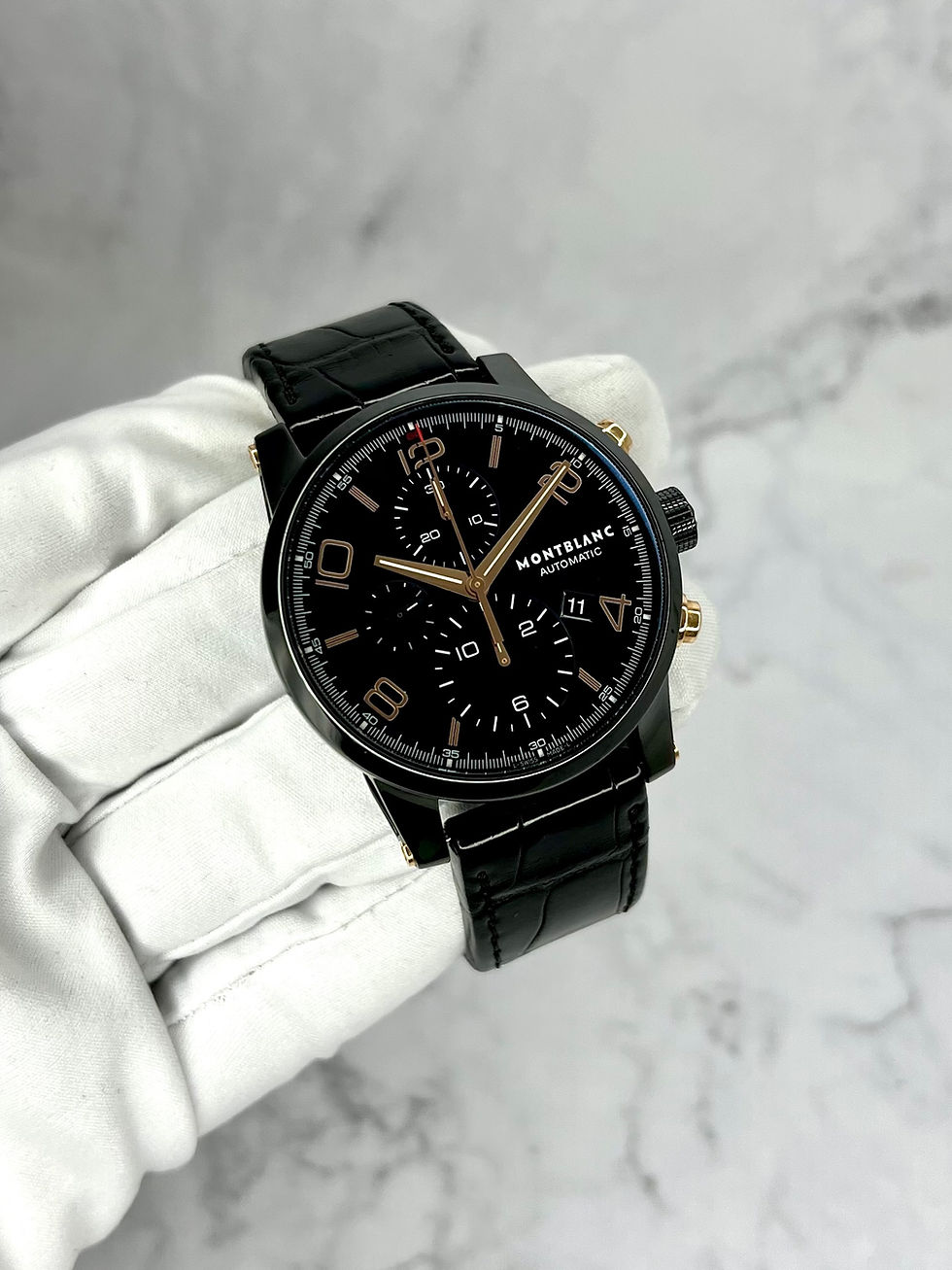 Thumbnail: MONTBLANC TIMEWALKER CHRONO AUTOMATIK 43MM SCHWARZ 