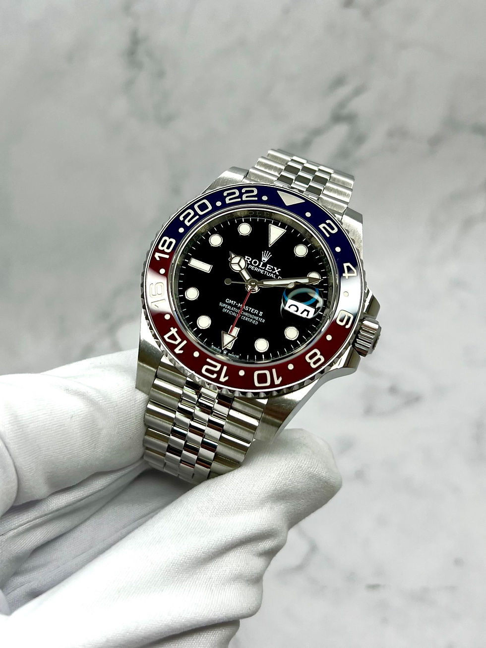 Miniaturbild: ROLEX GMT-MASTER II PEPSI 126710BLRO FULLSET