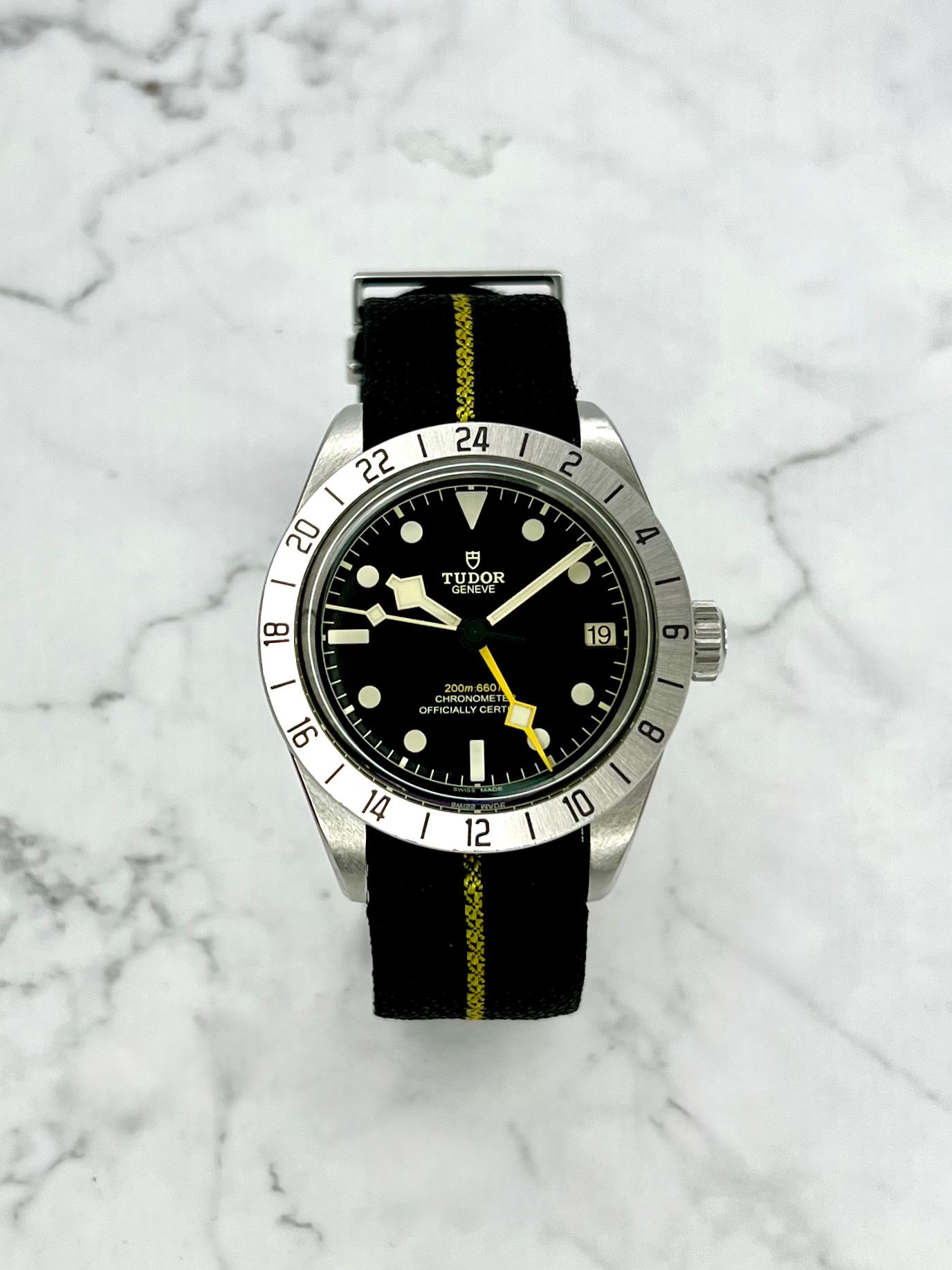 TUDOR BLACK BAY PRO GMT 39MM NATO AUTOMATIK 79470