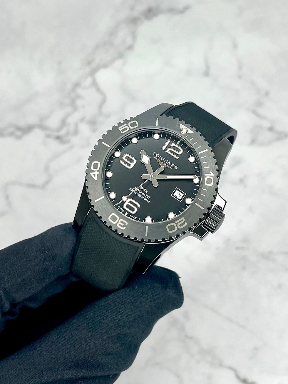 Miniaturbild: LONGINES HYDROCONQUEST KERAMIK 43MM AUTOMATIK FULLSET 