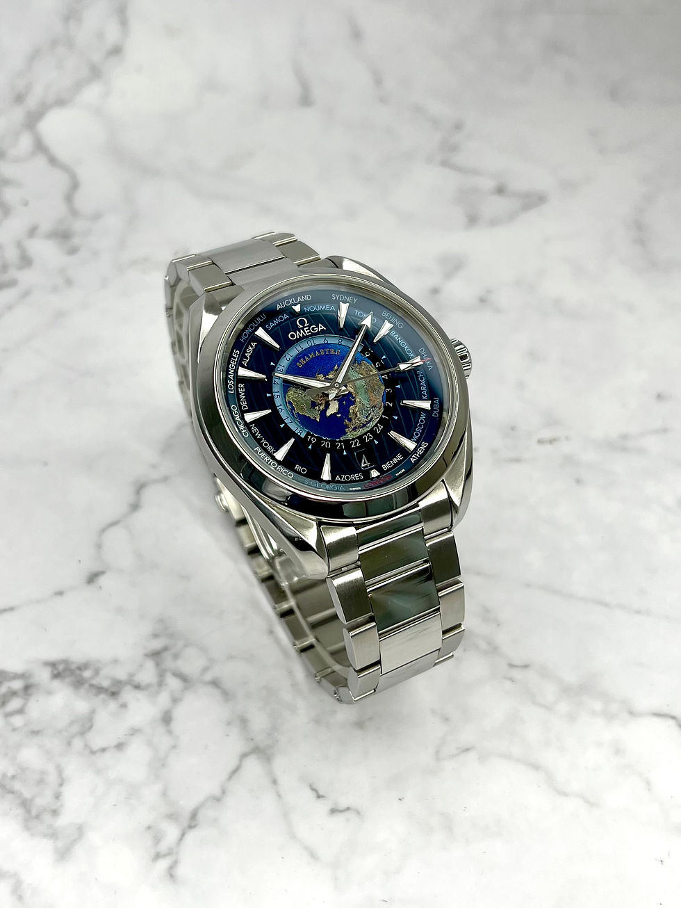 Miniaturbild: OMEGA SEAMASTER AQUA TERRA WORLDTIMER 2 BÄNDER 