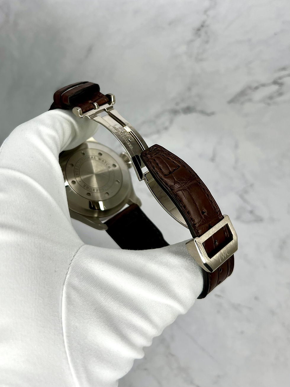 Thumbnail: IWC BIG PILOT 7 DAYS 18KT WEIẞGOLD AUTOMATIK 46MM 