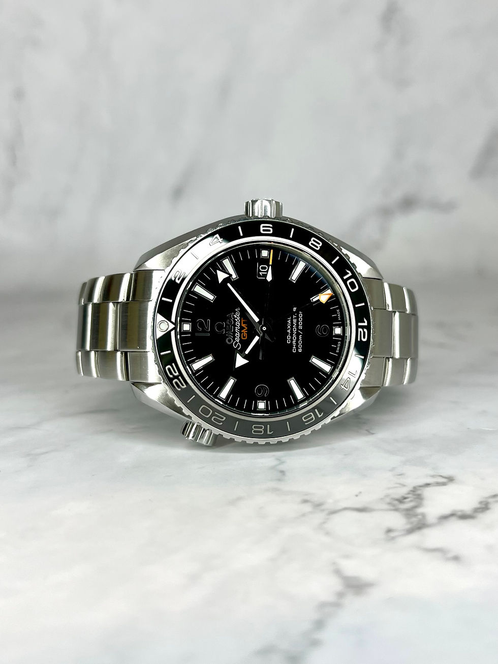 Thumbnail: OMEGA SEAMASTER PLANET OCEAN GMT 43,5MM SCHWARZ 