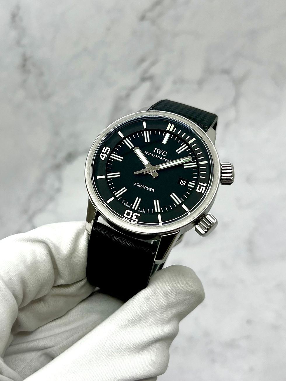 Thumbnail: IWC AQUATIMER AUTOMATIC VINTAGE SCHWARZ 44MM 