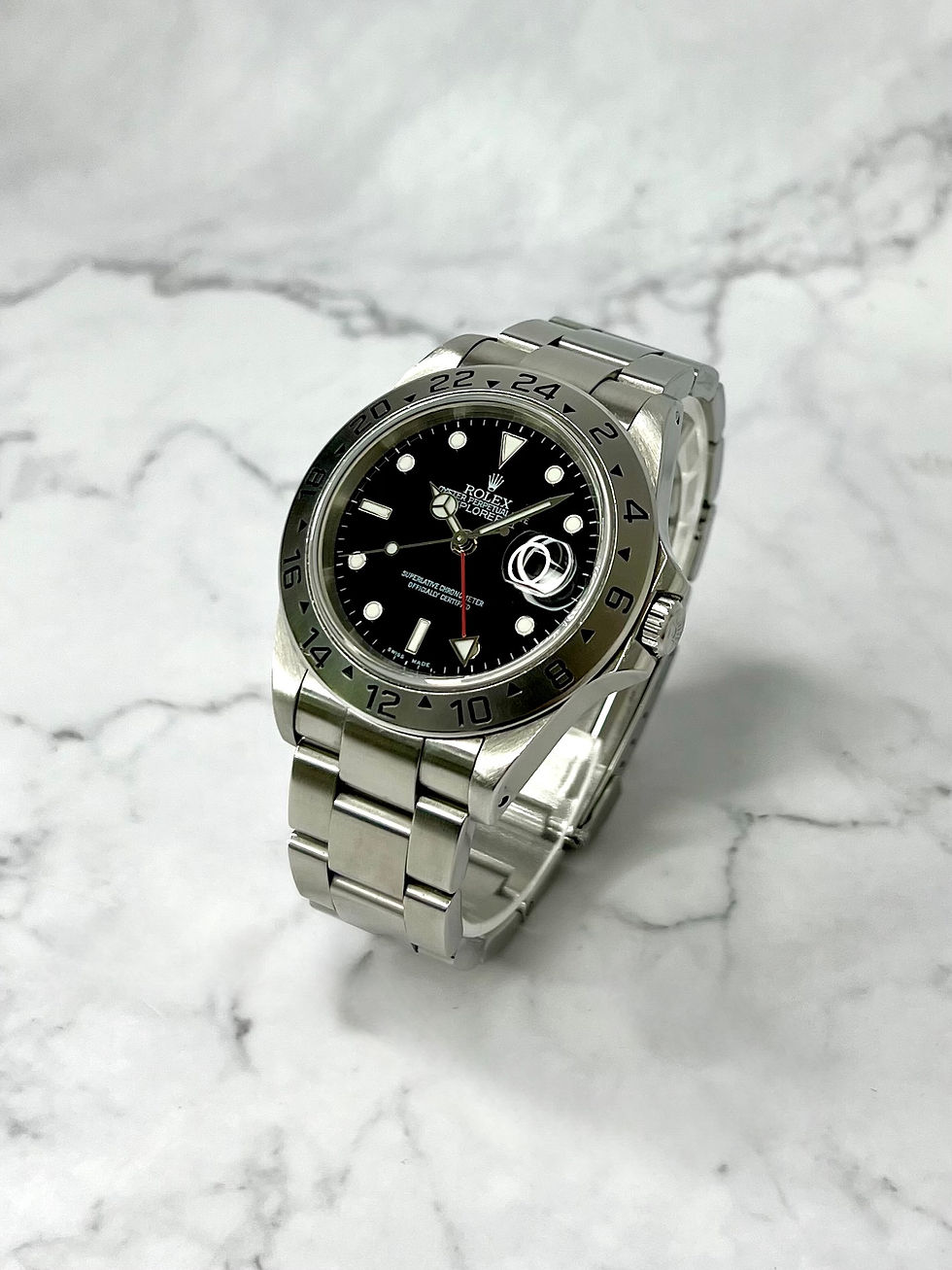 Thumbnail: ROLEX EXPLORER II GMT 40MM SCHWARZ 16570