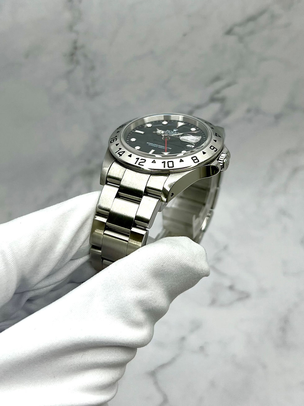 Thumbnail: ROLEX EXPLORER II GMT 40MM SCHWARZ 16570