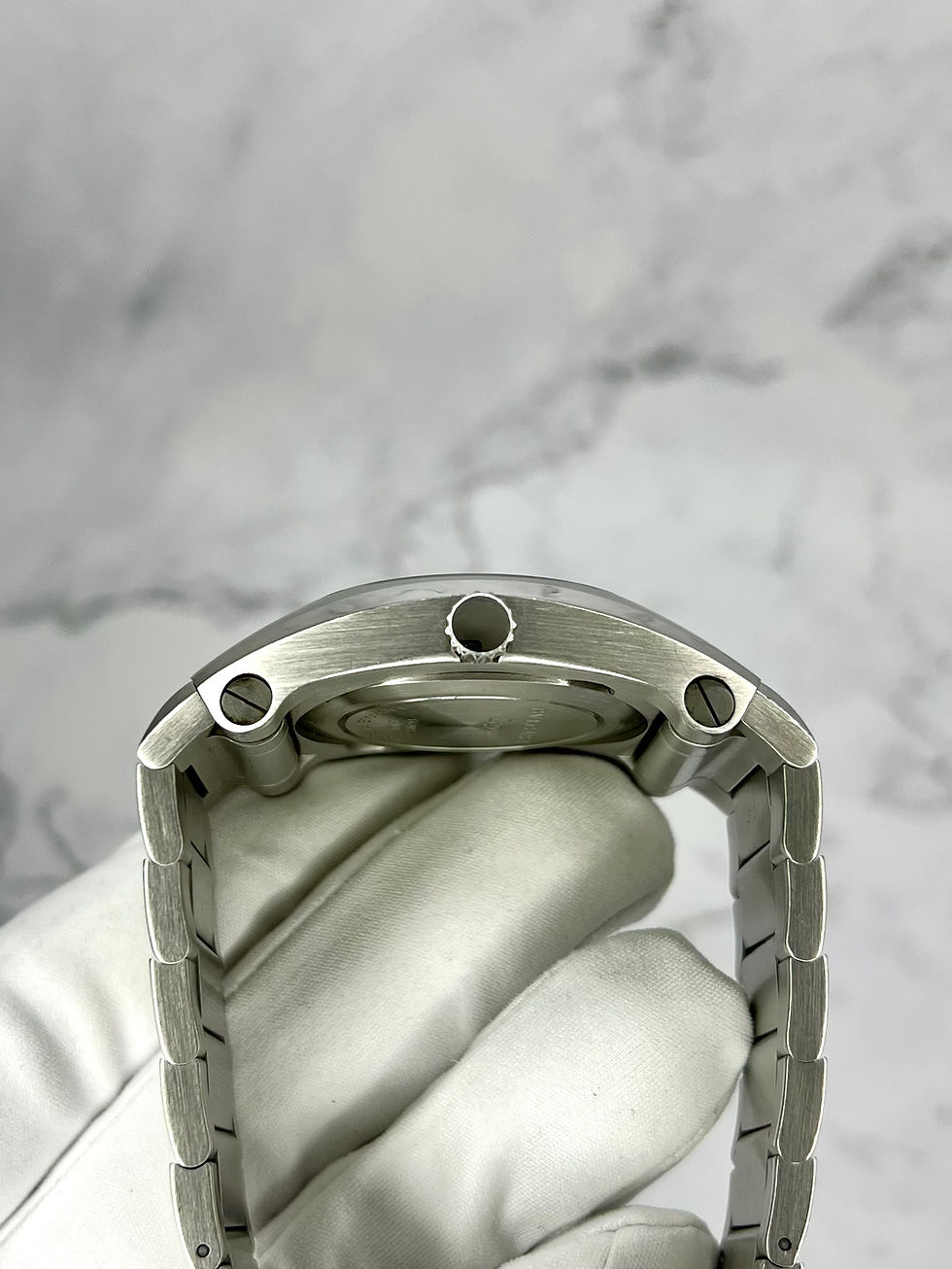 Thumbnail: BVLGARI ERGON DATE AUTOMATIK 40MM SCHWARZ EDELSTAHL 
