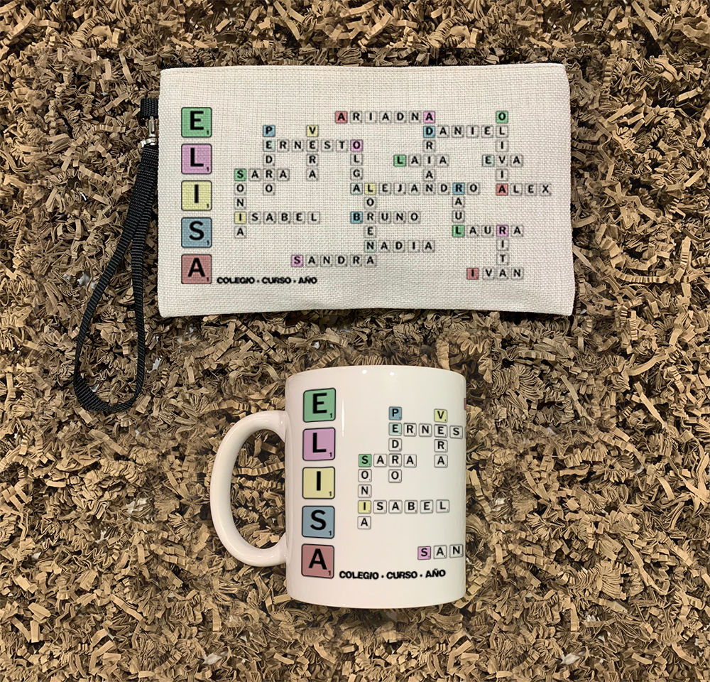 Pack Profe Estuche + Taza (Scrabble)
