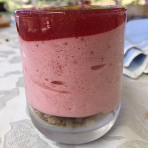 Mousse de fraises ou abricots  