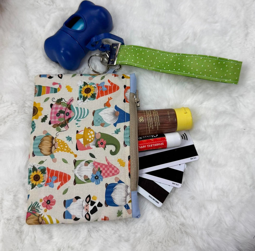 Thumbnail: Assorted print wristlet & bag 