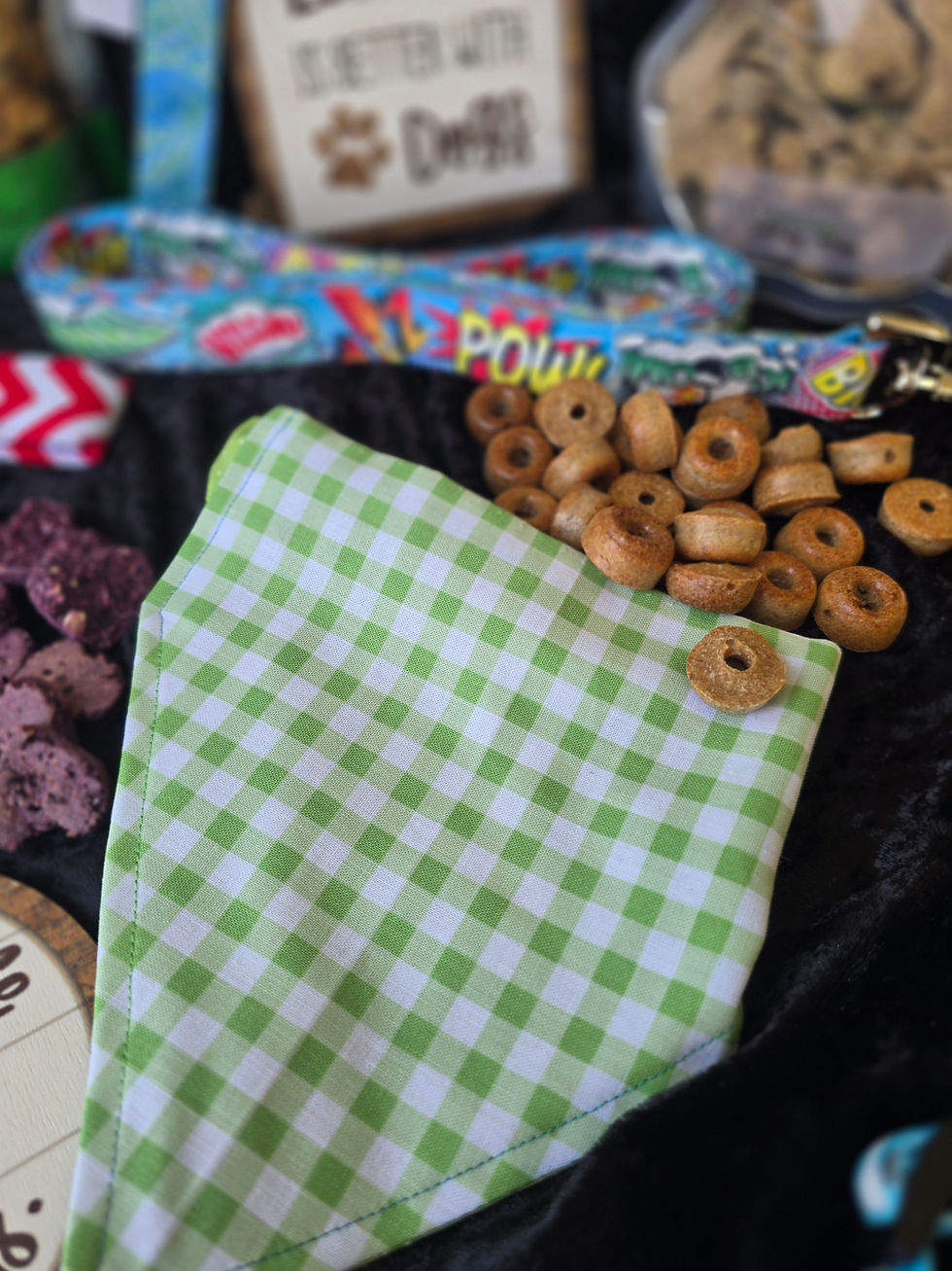 Thumbnail: Assorted print Scunchie Bandanas 