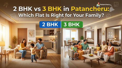2 BHK vs 3 BHK in Patancheru