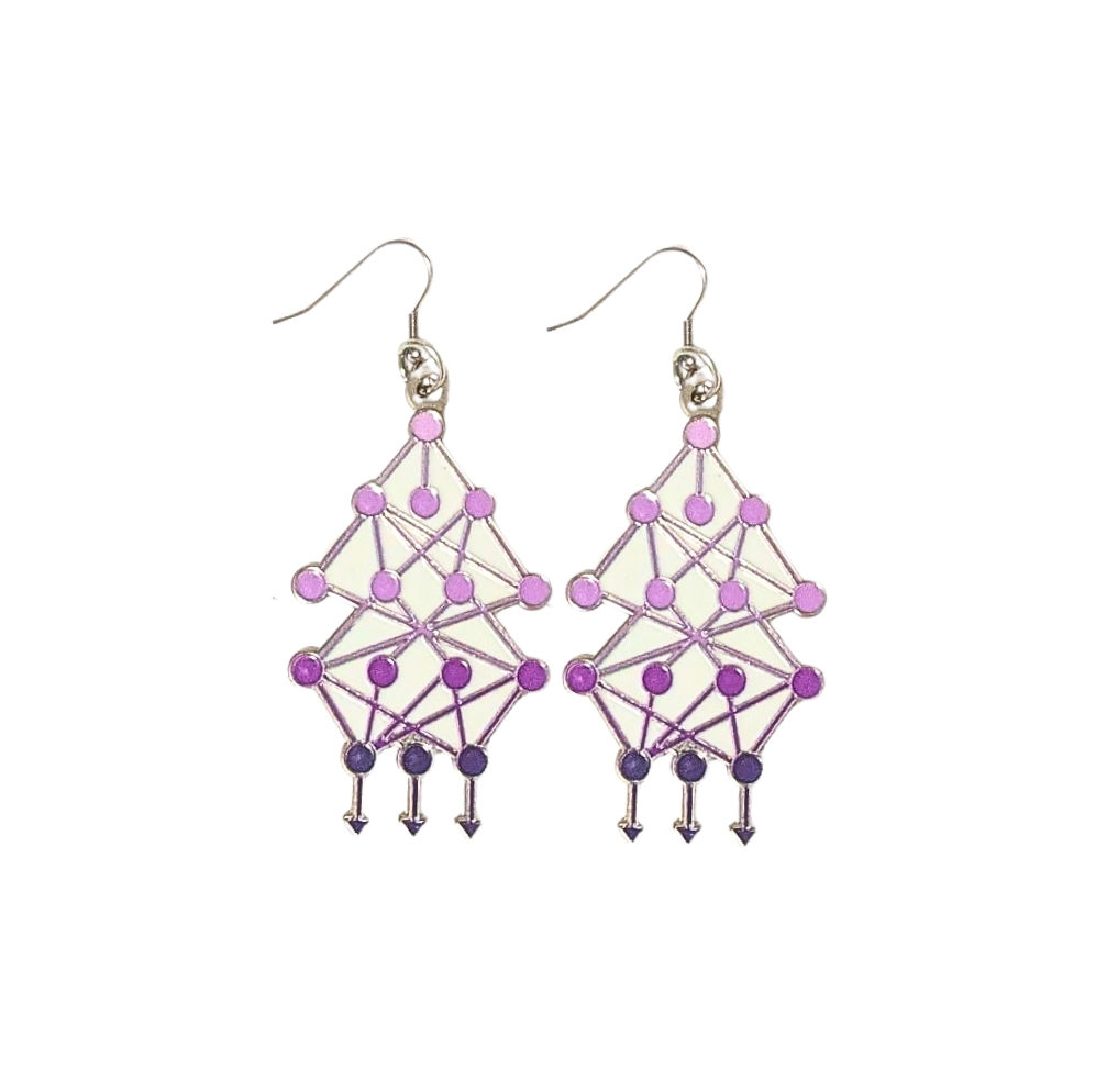 Neural Network Earrings