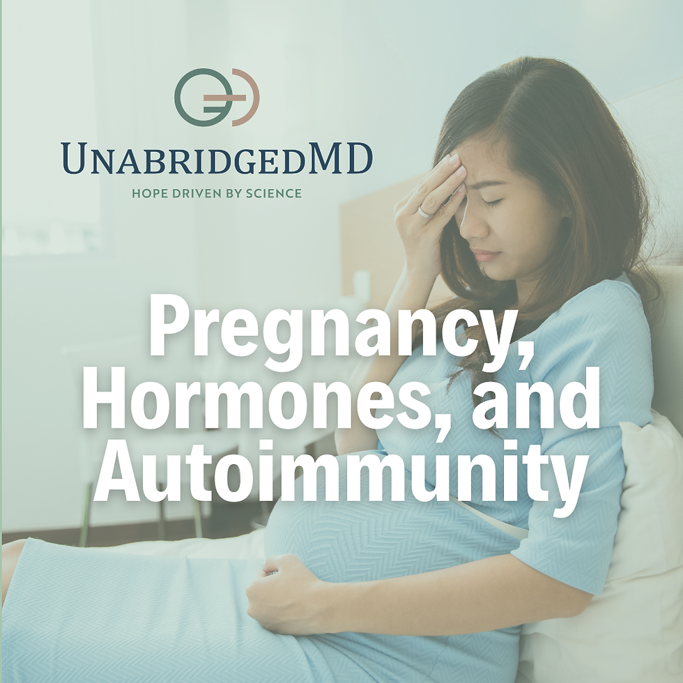 A pregnant woman sitting on a sofa looking unwell and fatigued, illustrating the struggle of managing autoimmune flares and joint pain during pregnancy.