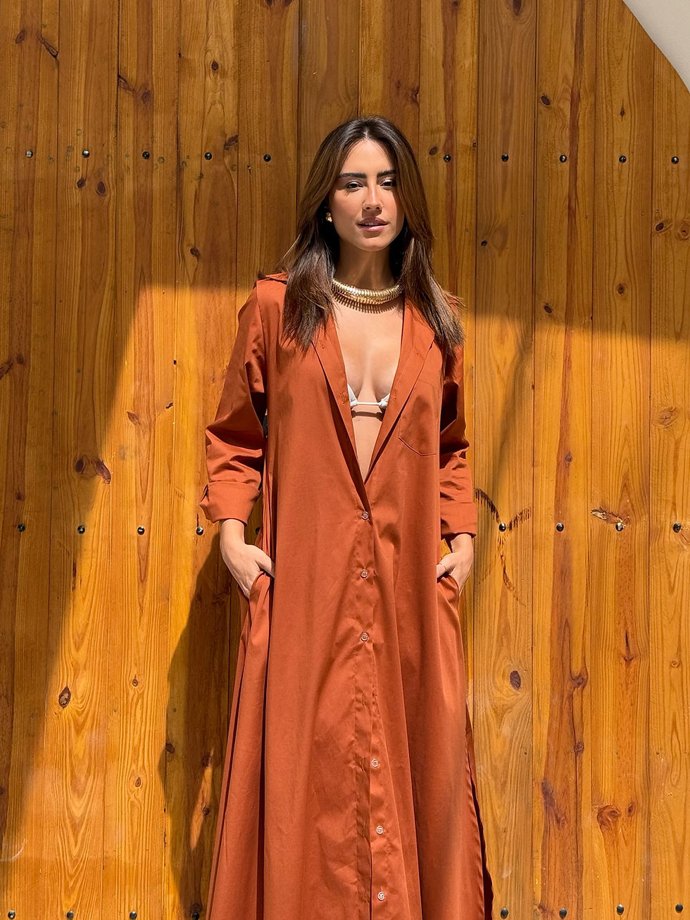 Miniatura: Chemise Aranto Marrom