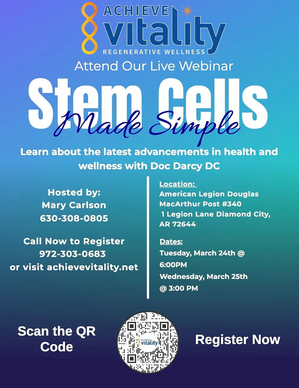 Stem Cell Informational Class