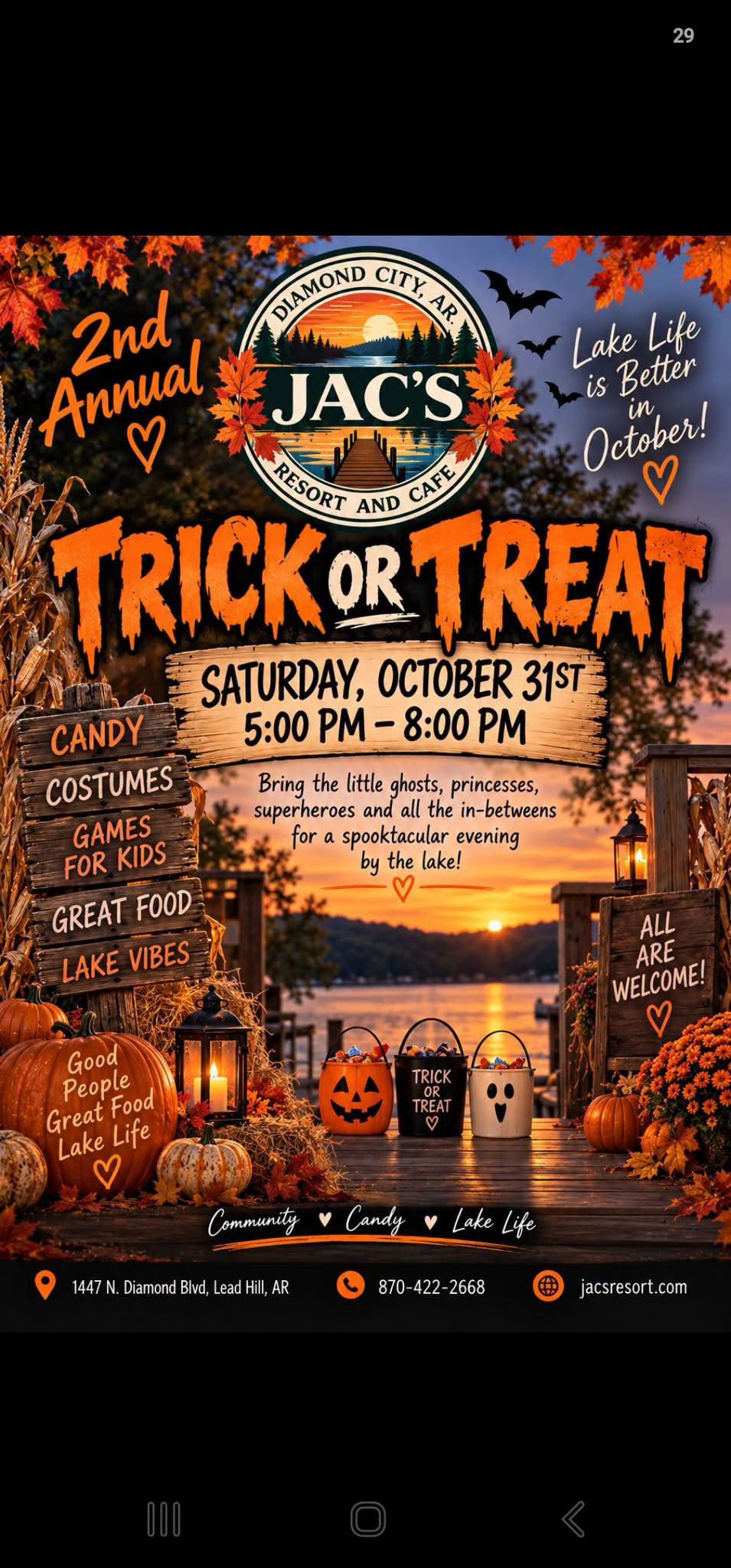 2nd Annual Jac’s Trick or Treat