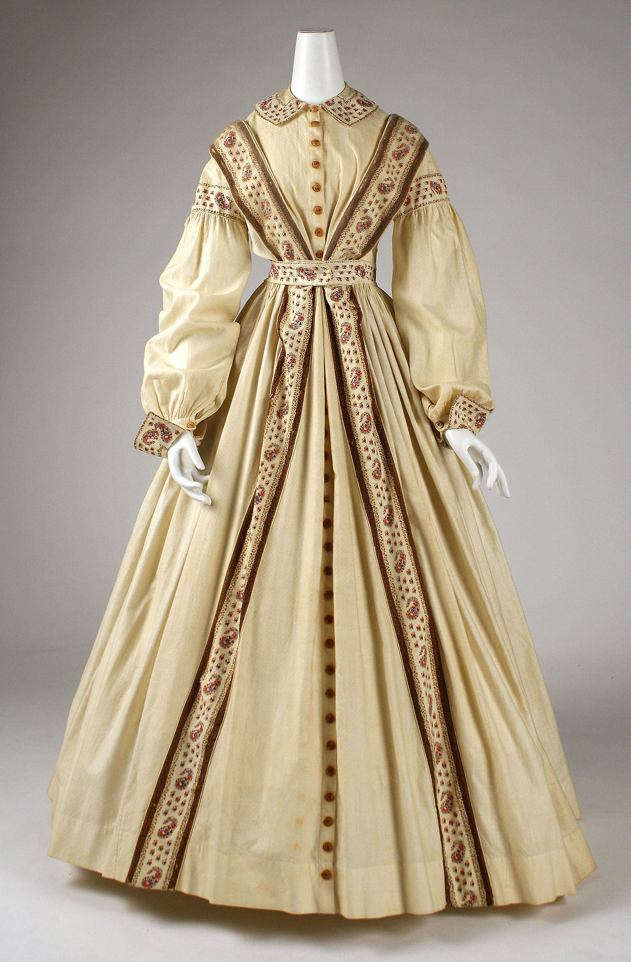 Peignoir, 1860-1865, Met Collection