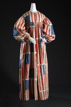 c. 1889 Patriotic Dress celebrating the Dakota Territories becoming a state