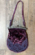 Velvet Beaded Purse
