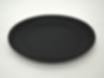 Ash Veneer Round Tray (Ridged,Black)