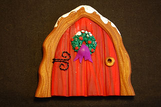 Snowy Red Door Wreath.JPG