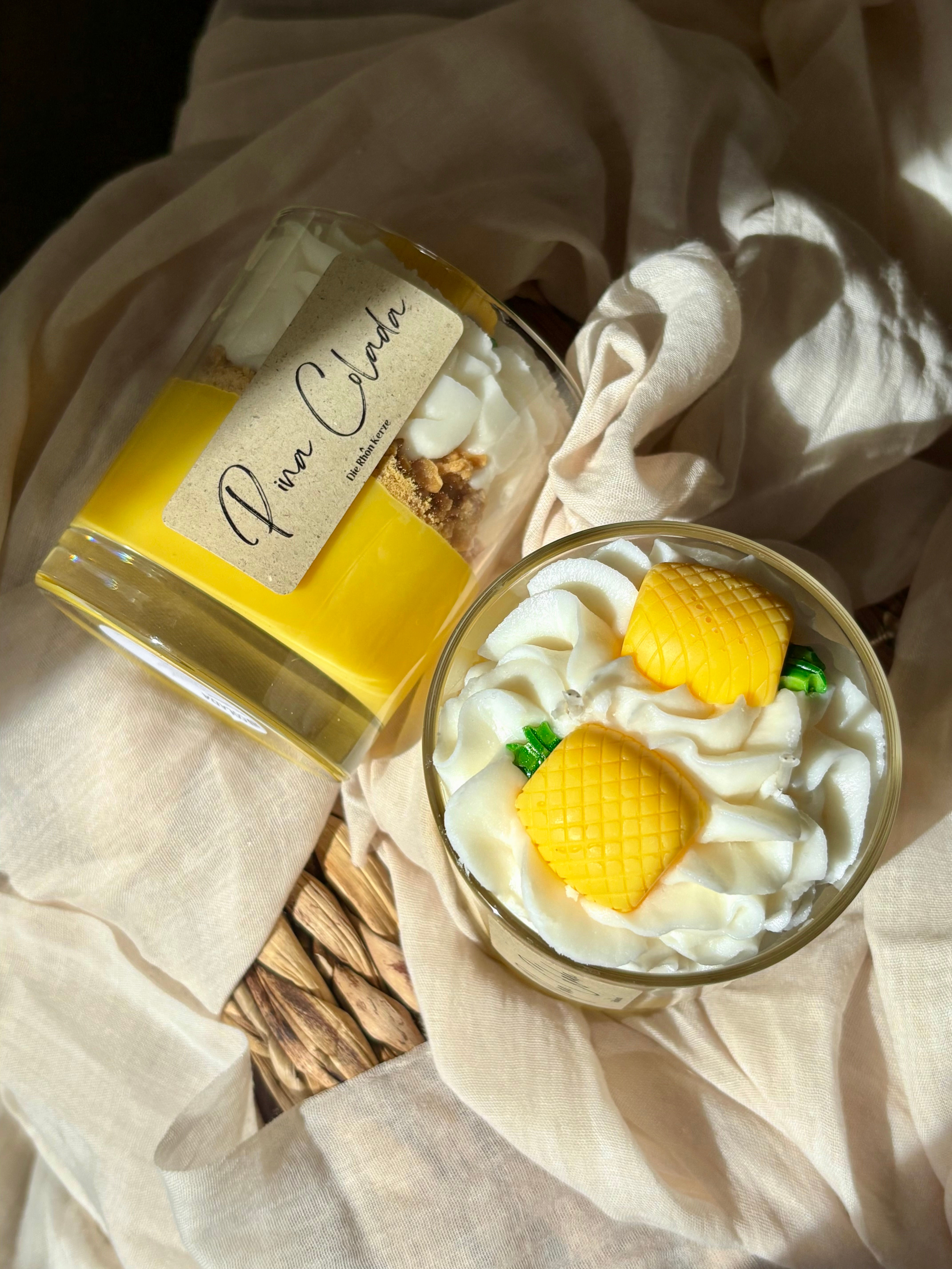 Pina Colada Food Kerze